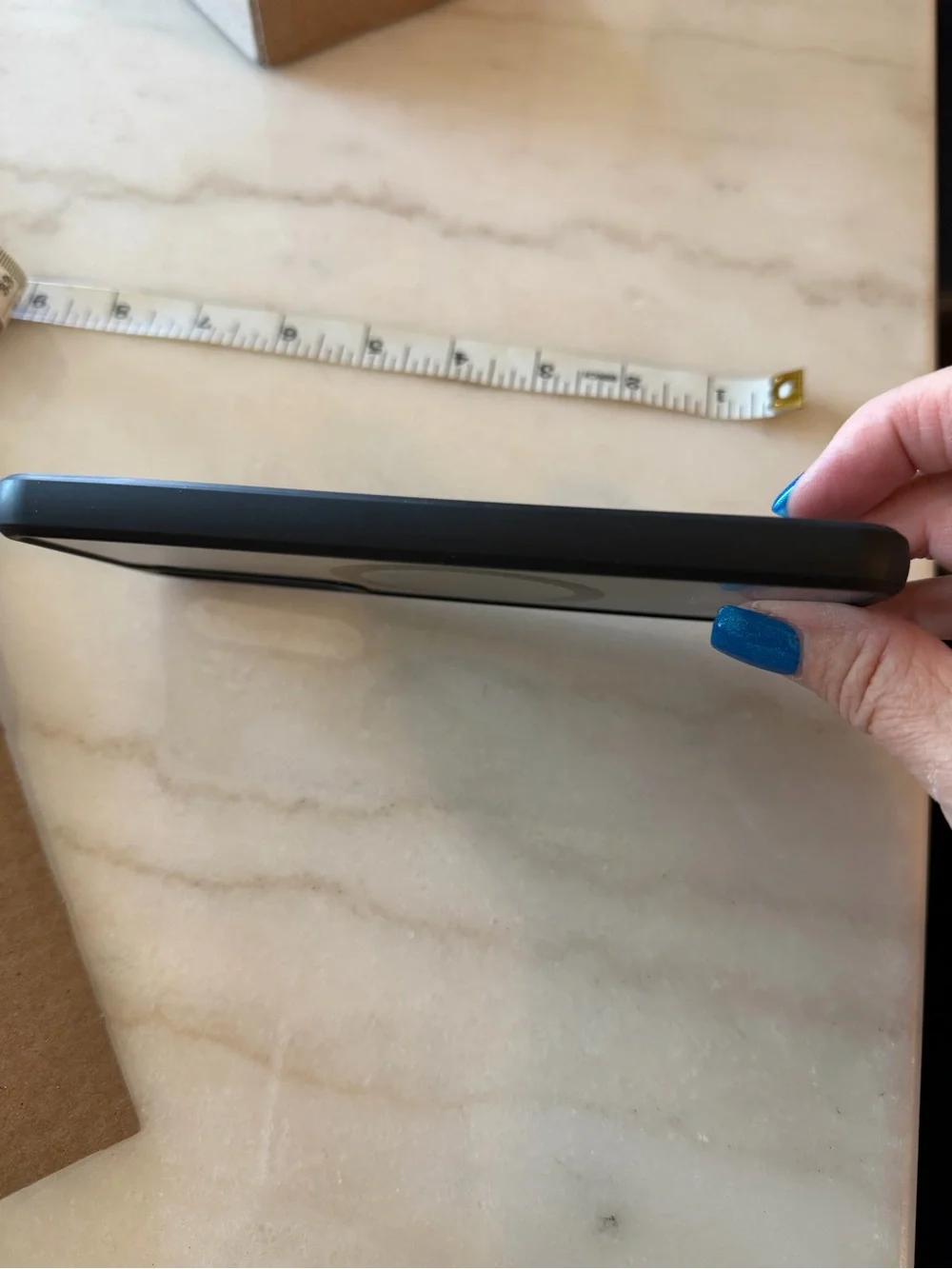 Clear Black Magnetic Ring Phone Case - Compatible Cell Phone Accessory